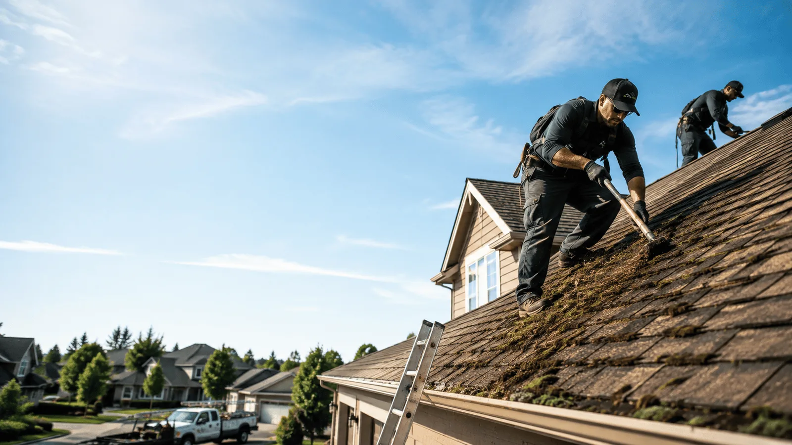 Roof Moss Removal in Godwin, NC near me